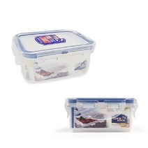 DIW85A532 클래식 밀폐용기 180ml 반찬통 김 BPA프리 보관통 보관용기 플라스틱용기 직사각용기 대용량 밀폐통