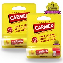 카멕스 모이스처라이징 스틱 립밤, 4.25g, 2팩+마술패치, 클래식