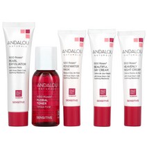 Andalou Naturals 시작 키트 1000송이 장미 민감성 5 피스 키트 1팩