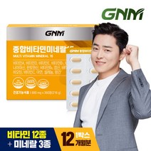 [GNM자연의품격] [총 12개월분] 종합비타민 미네랄 15 360정 1박스 / 멀티비타민, 1개, 상세 설명 참조