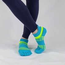 베룽코 스피너1 마라톤 사이클 등산 스포츠 발가락양말, 스카이블루