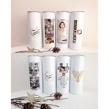 나만의 커스텀 포토텀블러 스텐 커플 각인 텀블러제작 리유저블 굿즈, 6- 자유형 (디자인상담 필요), 주문 후 연락 부탁드립니다., 1개