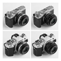 TTArtisan 23mm F1.4 APS-C 수동 렌즈 Nikon Z Leica L 시그마 M4/3 Fuji X Sony E Canon EF-M EOSM RF R 올림푸스 파나소, [02] Black Silver Hood, [07] Canon EF-M