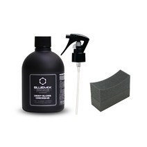 블루믹스 딥글로스 드레싱 타이어 광택제 300ml 왁스 코팅제 트림 코팅 드레싱제 + 트리거 스펀지, A-1 딥글로스 드레싱 300 (분사건+어플)