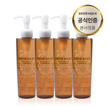 에스테니끄 피지제거 노폐물 블랙헤드 흑설탕 블랙슈가 다크슈가 클렌징 오일 197ml, 4개