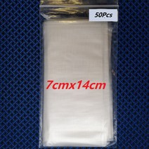 물 용해 PVA 가방 잉어 낚시 재료 태클 빠른 수용성 고체 미끼 다양한 크기 8 사이즈 50 개/백, 3.7cmx14cm
