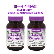 블루보넷 킬레이트 마그네슘 60정 2개세트, 2개