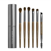 나래 아이 메이크업 브러쉬 6종 세트, 아이브러쉬 실버 6종, 1세트