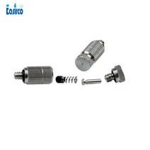 농업용 스프링쿨러 미니 개갑 미스트 시스템 용 고압 스테인레스 스틸 안개 노즐, 오리피스 0.3mm