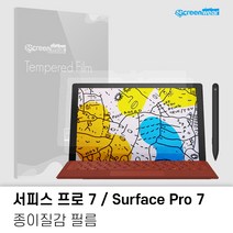 MS 서피스프로7 종이질감 액정보호필름 2매, 고투명(2매)