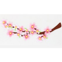 U 8000 벚꽃 나무가지 펠트 환경구성 봄 새학기