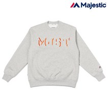 마제스틱 ML183UCAMT012 MJST 로고자수 스웨트셔츠, 제품:마제스틱 ML183UCAMT012 맨투맨 / 사이즈:(110)