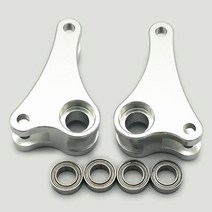 트랙사스서밋 Traxxas 1/16 Mini E-Revo Summit Slash 7158 용 알루미늄 프론트 로커 암, [03] SILVER