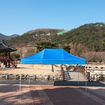 프리미엄천막 32mm골조 알루미늄골조 스텐레스골조 3X4.5 천막 캐노피 접이식 옥상, 32mm스틸 3X4.5_백갈백