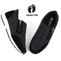 헬스맘 국산 남녀공용 행텐 옆지퍼 패딩 슬립온 운동화 WHT-05152