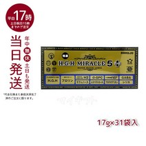 HGH H.G.H MIRACLE 5 PLUS 미라클 5 플러스(17g×31봉입)(수소수 레스베라트롤 건강 연령 피부 백수 프로테오글리칸