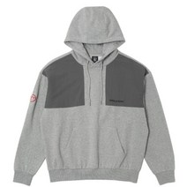볼컴 (MODA outlet_천안) 캠퍼 오버핏 우븐패치 기모 후드티셔츠 VA214HM002