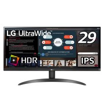 LG 모니터 디스플레이 29WP500-B 29인치21:9 울트라 와이드(2560×1080)HDRIPS 비광택75HzFreeSync 대응HDMI×2
