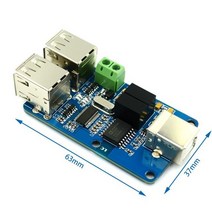 usb isolator 1500v isolator adum3160 module coupling protection board usb to usb isolation with usb, 4채널