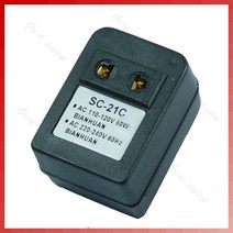 가정용 트랜스 변압기 스텝 업 전압 변환기 어댑터 110V US220V US EU 검정 1 Pc, 한개옵션0