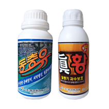 친환경 기계유유제 동충유 유황비료 2L 석회유황합제, 동충유 500ml+진황 500ml