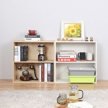 모던 2단 600 책장, 아카시아