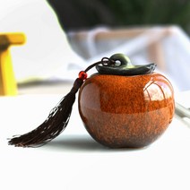 밀폐 차통 보관용기 찻잎 보관 휴대용 감 저장 탱크 도자기 차 주전자 커버 밀봉 항아리 홈 데스크탑 캔 용품, [08] 06