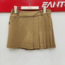 팬텀 골프 여성 언발런스 플리츠 주름 큐롯스커트