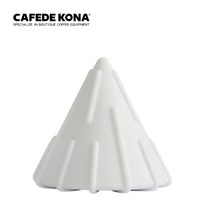 CAFEDEKONA 커피 도저 변압기 브루어 어시스턴트 툴 V60 필터와 호환되는 웨이브 페이퍼 필터 만들기 Sweet Area, 1 건, 1PCS