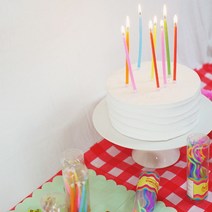 유어캔들 파티 미들스틱 생일초 모음, 핸드딥컨패티롱사이즈(5404)