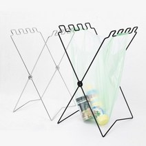 레나에너지 캠핑 쓰레기봉투걸이 20L 스탠드형, 블랙