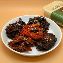 [반찬통이있는] 실온보관 1년 밀폐 5종 무침반찬 세트 200gX5종, 5종5팩(고들빼기/고추잎/마늘쫑/무말랭이/양념깻잎)