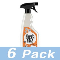 Marcels Green Soap 주방 세제 클리너 설거지 오렌지 자스민 Kuchenreiniger Orange 500Ml 6개