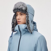 스포츠모자 Kailas-야외 등산 썬더볼트 모자 남성 및 여성용 겨울 방풍 방설 코튼 두꺼운 귀 보호 콜드, [01] Sea Ice Color-L