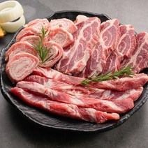 더 정육점 이베리코 프리미엄 베요타 돼지고기 모듬 1kg 캠핑 바베큐 고기 세트, 3)고급부위 5종세트 1.25kg