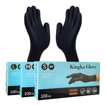킹카 니트릴 장갑 100매 / 미용장갑 고무장갑, L