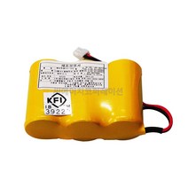 제이엔에스 소방배터리 3.6V SC1300mAh(1x3)-H16L 예비전원, 1개입