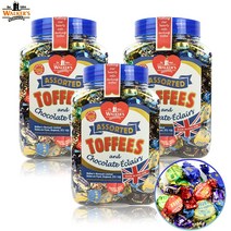예이니식품 워커스 어쏘티드 토피스&초콜릿 에클레어 3통(450gx3통) 밀크화이트다크, 450g, 3통