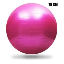 55/65/75/85/95 CM 요가볼 필라테스 피트니스 밸런스 볼 체조 임산부 배달 운동 피트니스 조산 PVC 볼, 본상품, Pink 75 CM 옵션