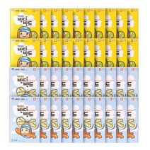 밴드골드 캐릭터밴드 밴디밴드 핑크 8매 x 20개 + 엘로우 8매 x 20개 캐릭터밴드 대용량 세트, 밴드골드 밴디밴드 핑크 20개 + 엘로우 20개