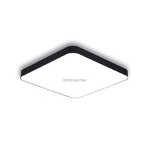 심플 블랙 LED 방등 60W 검정테 국산 실내 조명등 삼성칩 주광색 주백색 4000K, 주백(4000K)