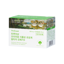 트루아상 100% 식물성 초임계 알티지 오메가3 600mg x 60캡슐, 프리미엄 식물성 초임계 알티지 오메가3