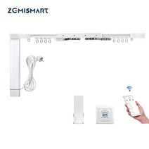거실 여름 암막 IOT 형상 기억 전동 스마트 커튼 zemismart tuya wifi, EU 플러그 포함, 협력사, 5.1m(200.8인치)