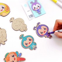 곤충 나무팬던트 만들기세트 그림그리기 색칠공부, 전갈