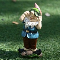 정원조형물 드워프 만화 장식품 마이크로 조경 홈 장식 친구 조각상 귀여운 선물 핫, 1.A  L