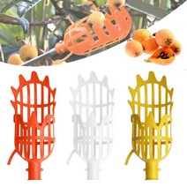 농기계과일 피커 헤드 다색 플라스틱 따기 도구 포수 농업 베이 베리 대추 용품 1 개, 01 Orange