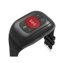치매 환자 위치추적기 gps 노인 행방불명 화물차 팔찌, 블랙레드 4G