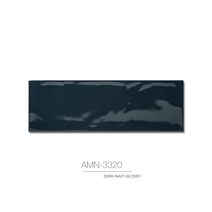모자이크타일 벽타일 DIY 직사각 컬러타일 쪽타일 도기질타일 엠브라 AMBRA 100X300 AMN-3320