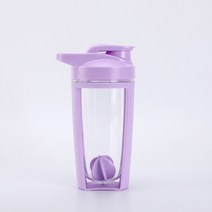 500ml 셰이커 물병 유청 단백질 파우더 보디 빌딩 블렌더 믹싱 컨테이너 텀블러 밀크 쉐이크 스포츠 보충제 쉐이크, 보라