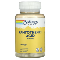 솔라레이 판토텐산 칼슘 Pantothenic Acid 500mg 100 정, 1개, 기본